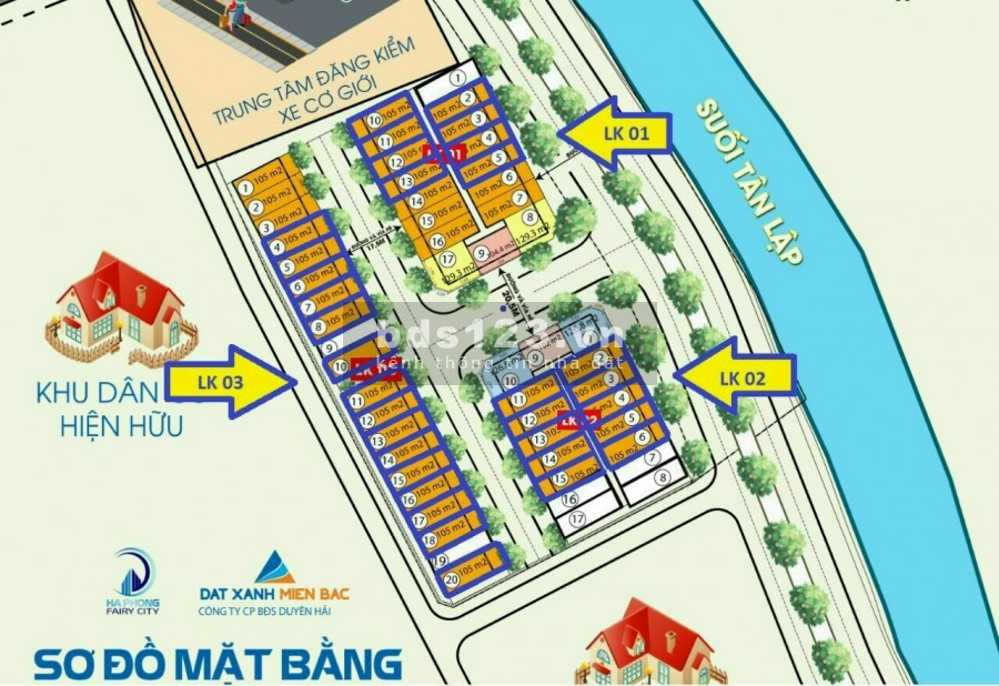 Dự Án Nhà Phố Liền Kề Hà Phong Fairy City mở bán GĐ1