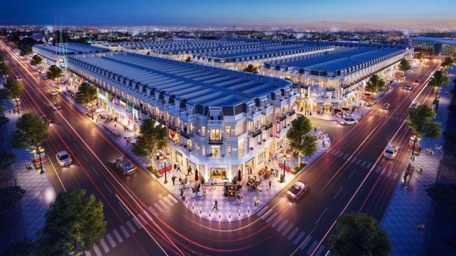 Bán shophouse ngay trung tâm Dĩ An, giá 5,1 tỷ/căn, trả trước 15% nhận nhà