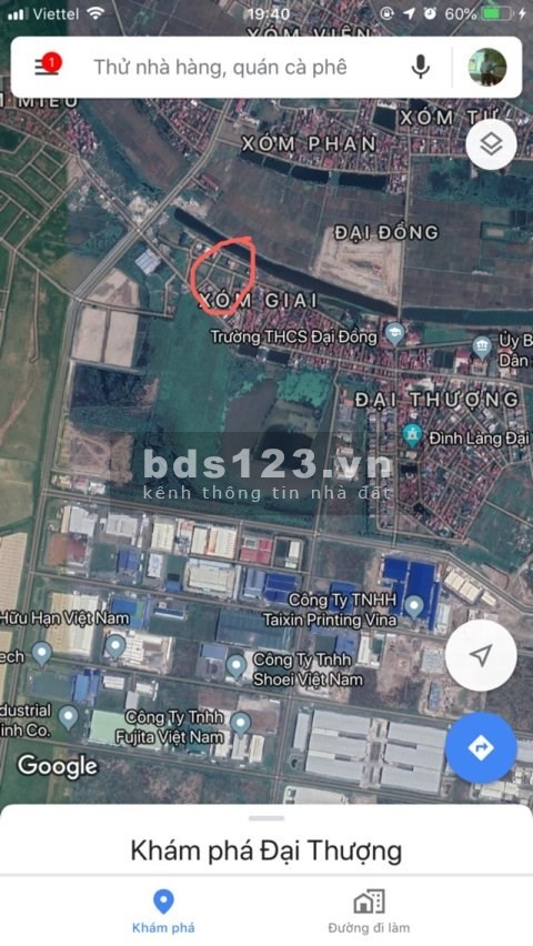 Chính chủ cần bán gấp đất nền dự án KCN Đại Đồng - Hoàn Sơn, sổ hồng siêu đẹp