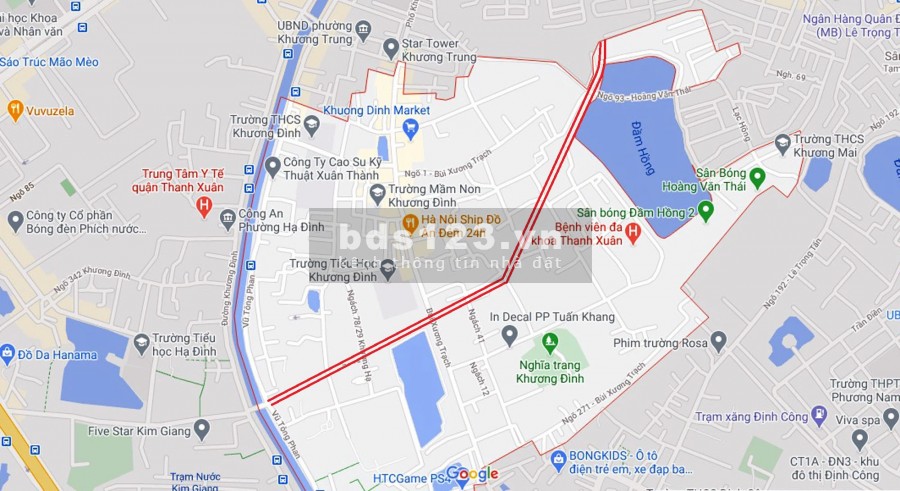 Bán nhà mặt phố Vũ Tông Phan 315m2, MT 11m, lô góc building spa, phòng khám