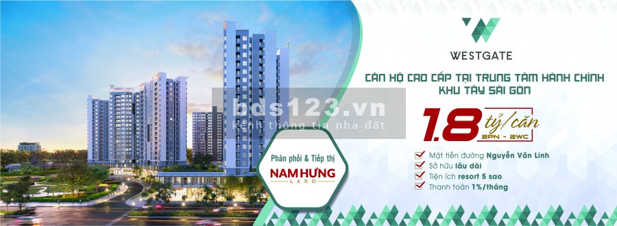 Westgate dự án hot ngay trung tâm hành chánh ( tt 600tr nhận được nhà )