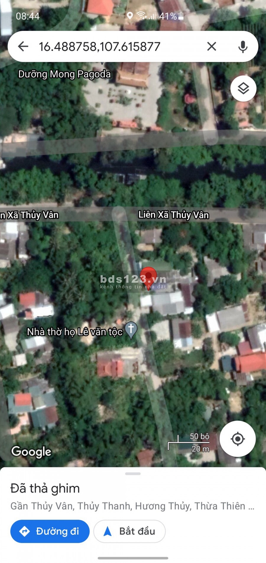 Bán đất kiệt ô tô Công Lương Thuỷ Vân, giá sập sàn
