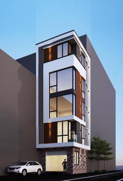 Lô góc 3 thoáng, ô tô 5m, thiết kế hiện đại, nhà mới cứng, 5 tầng