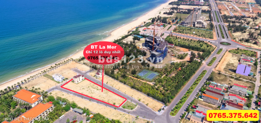 Đất nền biệt thử mặt biển sở hữu lâu dài giá chỉ 4x triệu/m2