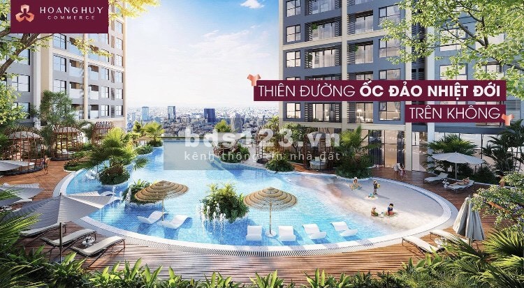 Căn hộ 2 ngủ chung cư Hoàng Huy Commerce giá chủ đầu tư