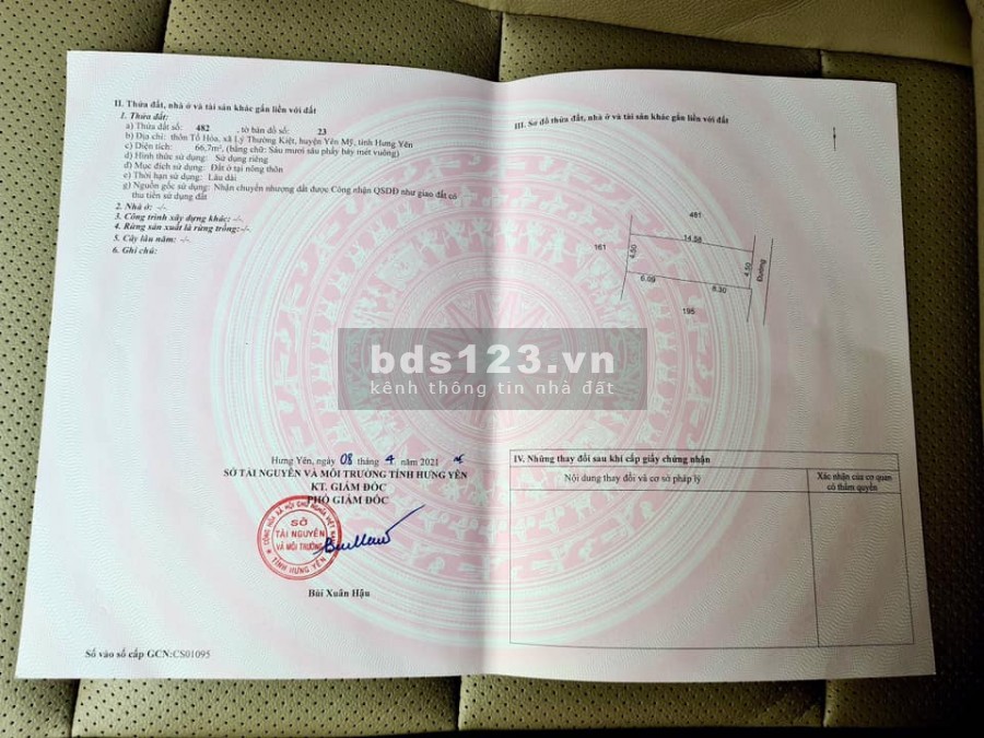Bán lô đất giá rẻ công nhân tại Yên Mỹ Hưng Yên