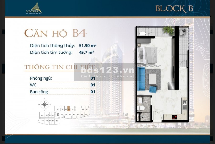 Căn hộ mặt phố đầu tiên ở Quy Nhơn có vị trí đắc địa và 70% căn hộ View biển