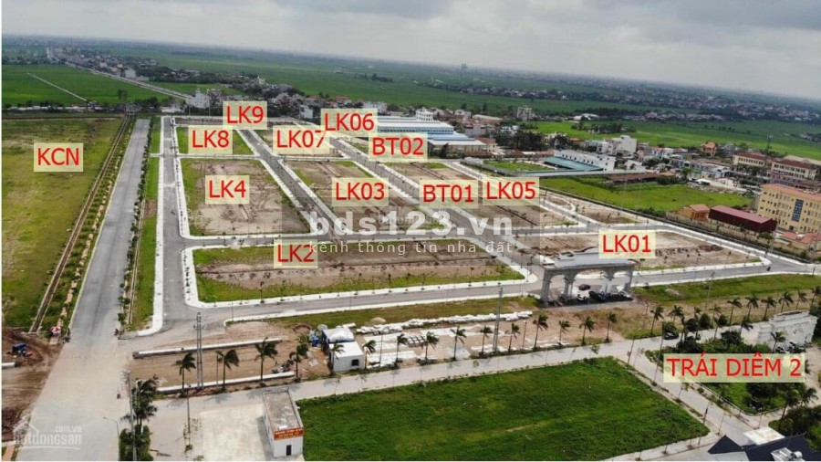 Đất nền sổ đỏ cho nhà đầu tư tại Tiền Hải Center City, pháp lý chuẩn không cần chỉnh