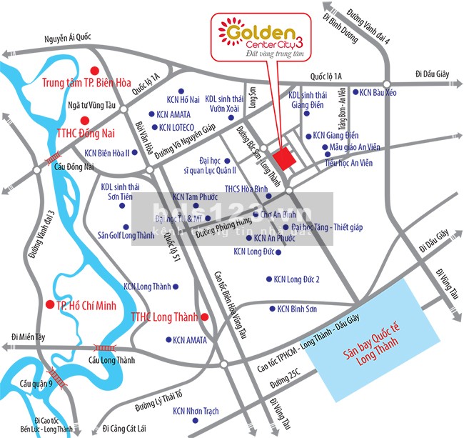 Cơ hội Sở hữu ngay 1 lô đất Golden Center City 3 giá hấp dẫn từ 750tr LH:0939826079