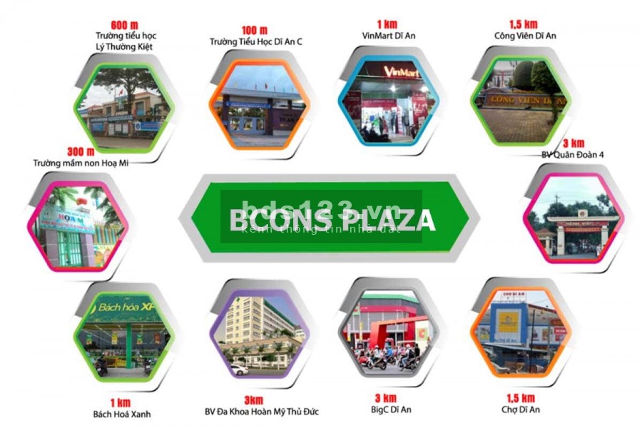 Căn hộ Bcon Plaza Dĩ An sở hữu ngay chỉ 500 triệu/căn, giá góc CĐt, chiết khấu ngay 7.6%