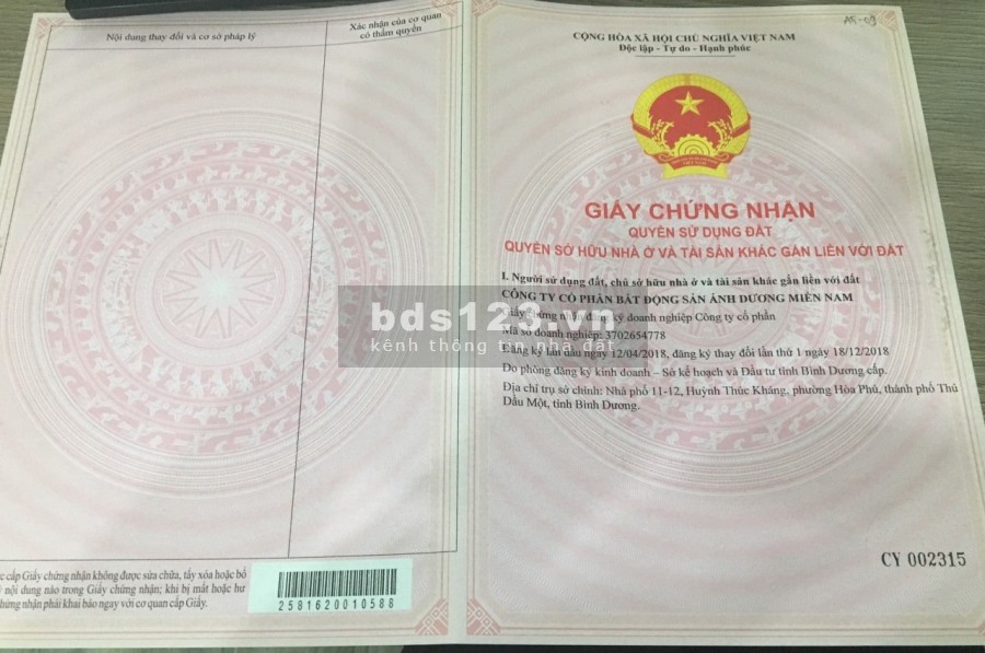 Dự án đầu tư Đại Phước Molita Bình Dương