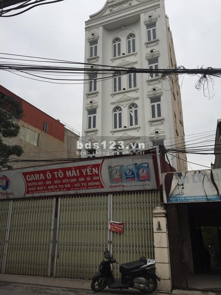 Bán nhà 5 tầng MP Nguyễn Hoàng Tôn DT 90m2 MT 5m giá 10 tỷ. LH 0912442669