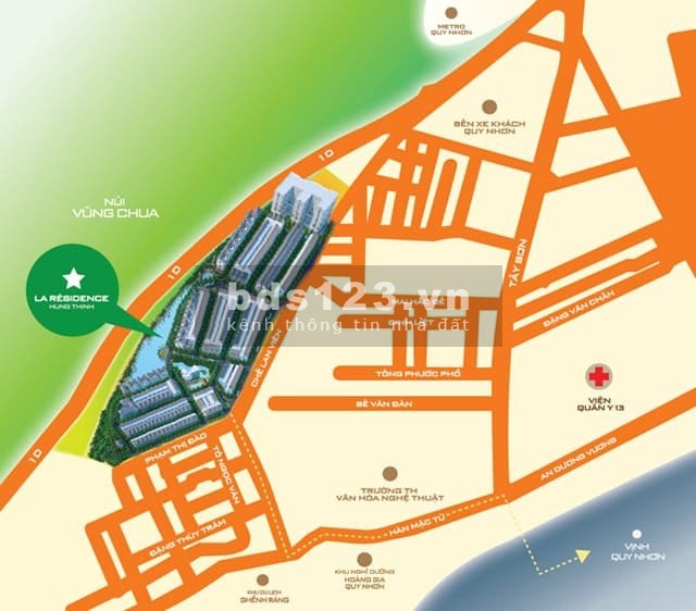 Bán căn hộ 50 m2, mặt tiền đườn Chế Lan Viên, Ghềnh Ráng, Tp.Quy Nhơn