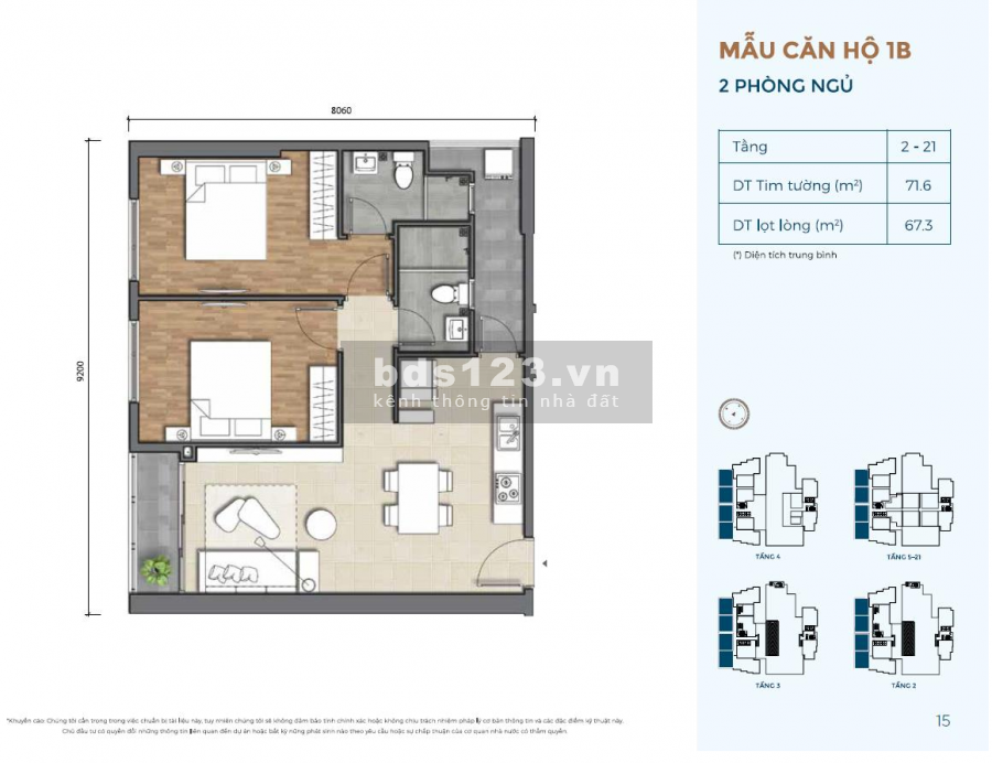 54 triệu/m2 sở hữu căn 2 pn, rộng 71m2, dự án Precia Quận 2, giá tốt nhất khu vực