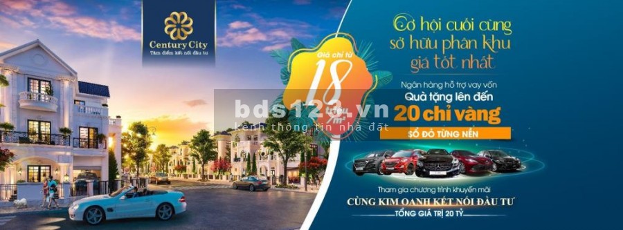 Siêu cơ hội đầu tư sinh lời cao, sổ hồng trao tay, chiết khấu 22%/năm, dự án Century City