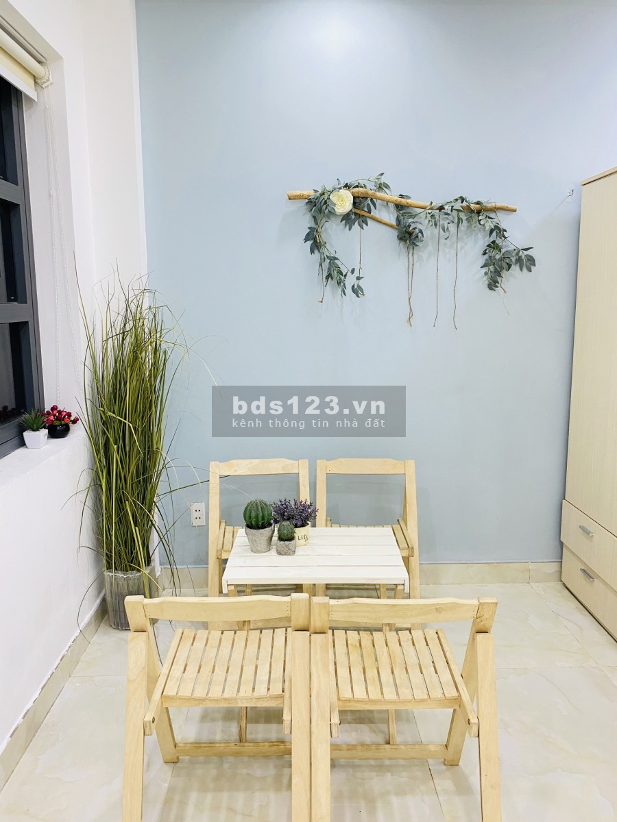 Cho thuê căn hộ studio 45m2 trong nhà phố Cityland 1PN 1PK đủ đồ