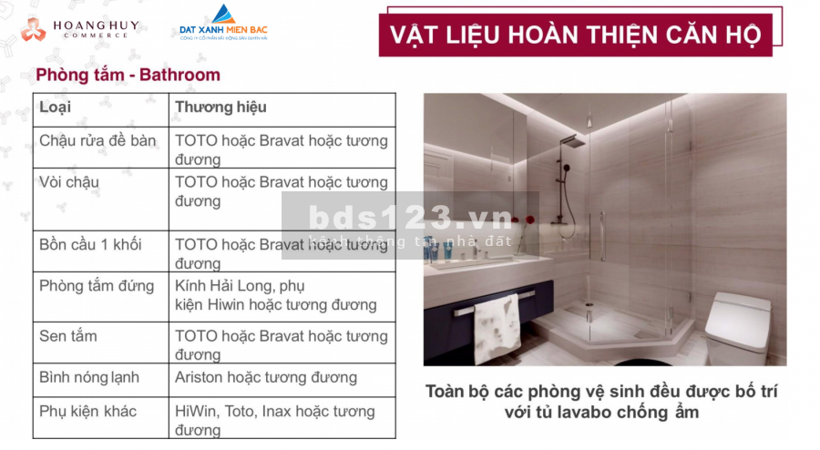 Hoàng Huy Commerce ngoại giao căn góc, chiết khấu 10%