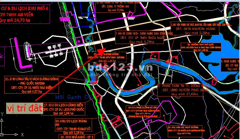 Chính chủ bán lô đất giáp ranh sân bay cũ Phú Quốc, dt 119m2