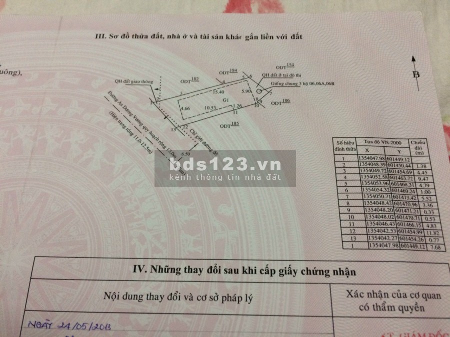 Bán nhà 6a An Dương Vương ngang 7,68 m, tp. Nha Trang.