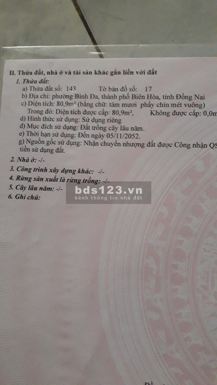 Cần bán dãy nhà trọ khu vực phường Bình Đa TP Biên Hòa giá cực tốt