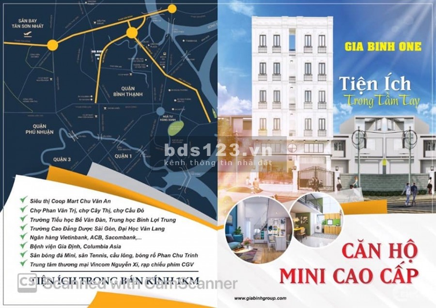 Căn Hộ mini Bình Thạnh 900tr. Nhận nhà cuối năm 2021