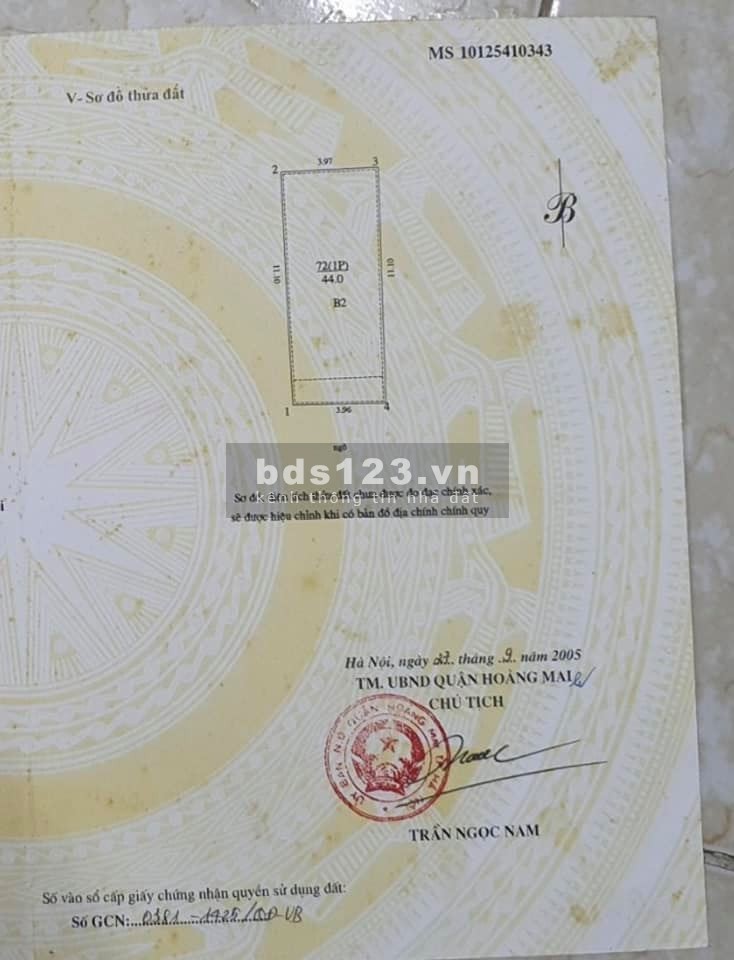 Bán nhà Nguyễn Đức Cảnh, nhà đẹp long lanh, ngõ rộng, tầm tiền hiếm nhà, dtsd 44m2, giá 2.3 tỷ