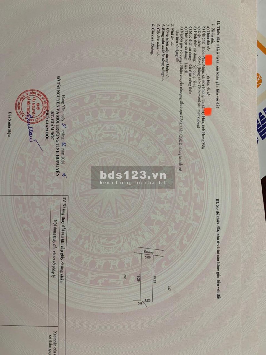 Bán đất SIÊU RẺ cạnh trục đường chính tại Hòa Phong - Mỹ Hào chỉ 8xx triệu.