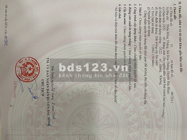 Chính chủ cần ra đi gấp đất gần biển Hoà Thắng, Bắc Bình, Bình Thuận