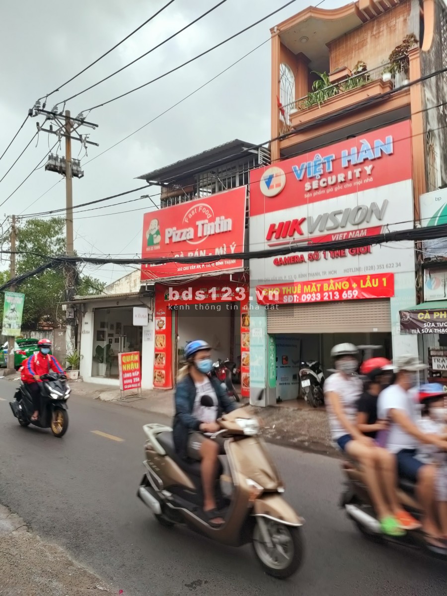 Cho thuê mặt tiền chu văn an và lầu 1