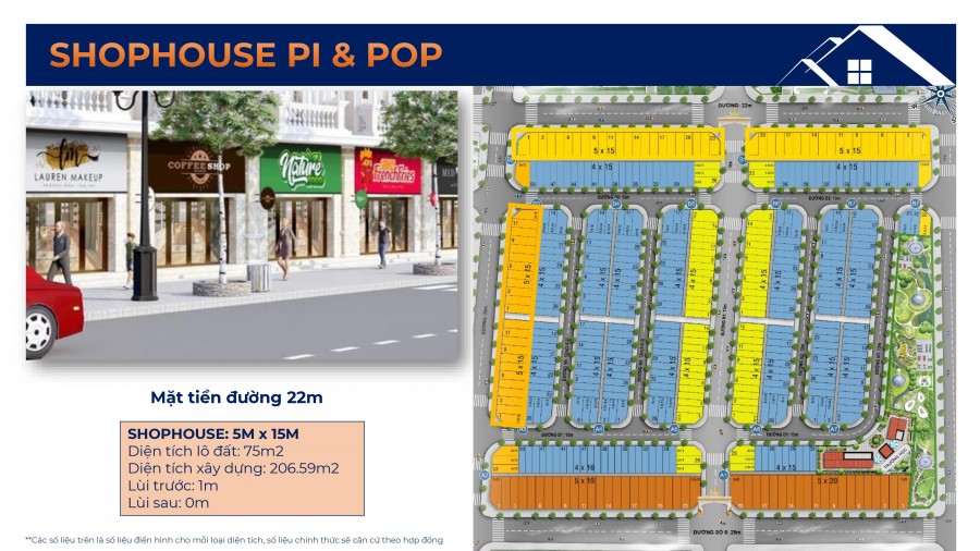 Shophouse mặt tiền đường 22 m trong khu đô thị kiểu mẫu ở TP. Dĩ An, giáp Thủ Đức