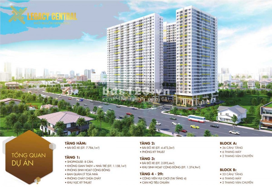 Dự án căn hộ Legacy Central Thuận An Bình Dương