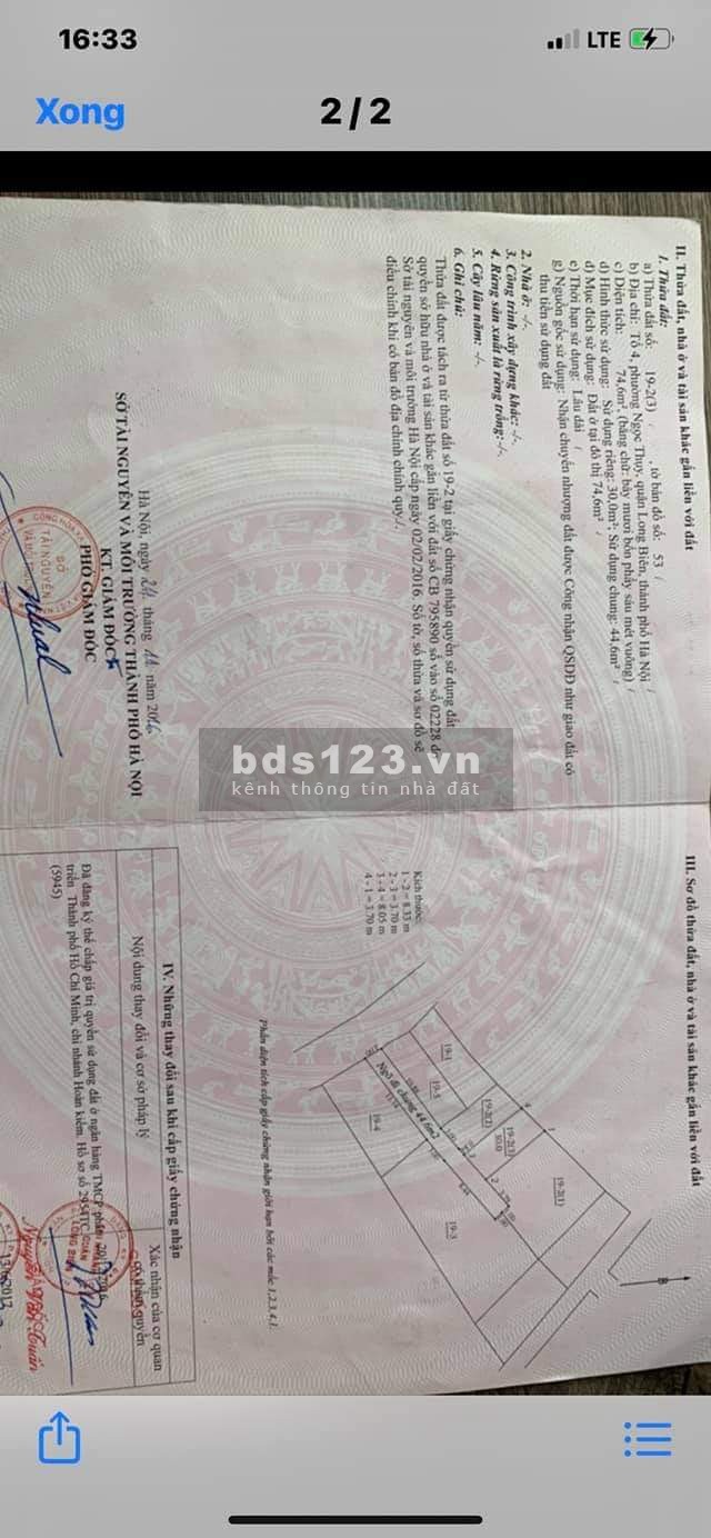 Gần phố khu đất đẹp, 5 phút sang phố Cổ, tiện ích vô vàn, giá nhỉnh 1.5 tỷ