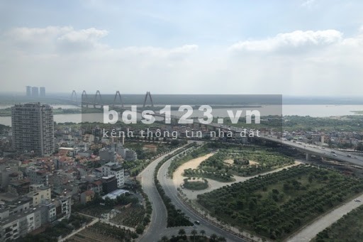 Căn hộ 2PN full đồ, Sunshine Riverside tầng cao view cầu Nhật Tân giá chỉ 10tr/tháng/LH 0966286718