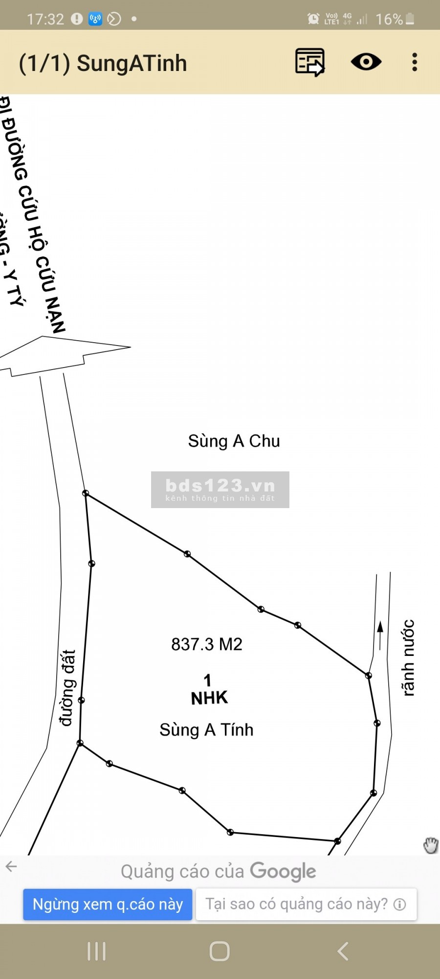 Thôn Phỉn Hồ, Y Tý, Bát Xát, Lào Cai, dt 837.3m2, khu dân cư