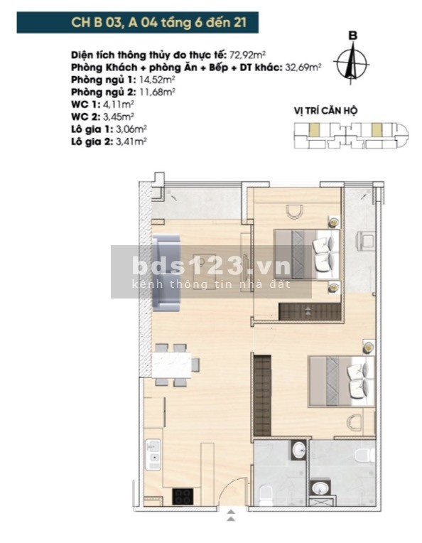 Chung cư Tây Hồ Riverview Sở hữu ngay căn hộ vuông vắn 72.92m2 view sông Hồng cực mát, chiết khấu khủng lên đến 4.5%. LH: 0982414975 ( Ms.Thuỷ )