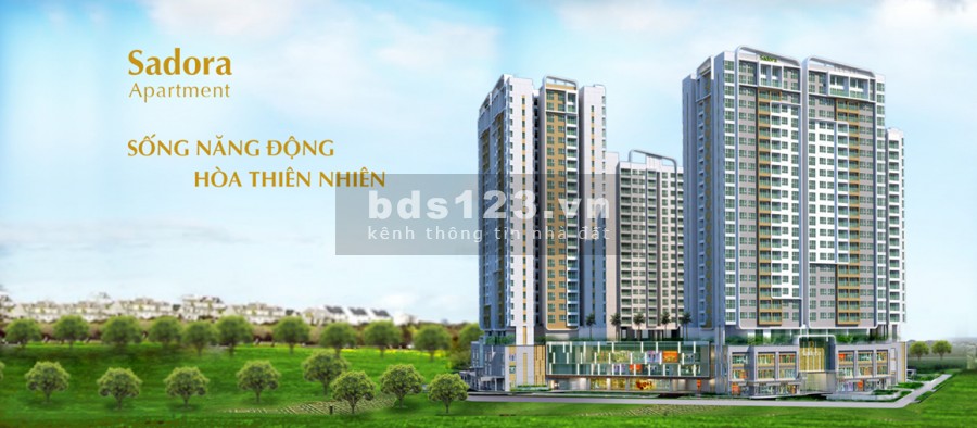 Cho thuê căn hộ Sadora khu dân cư sala Quận 2, dt 88m2, loại 2 pn, tầng cao, view sông, giá 16 triệu/tháng
