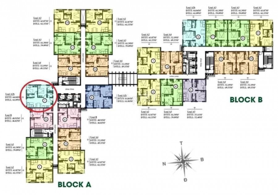 Cần bán căn hộ 64m2, 2PN, 2WC tại Thủ Thiêm Garden