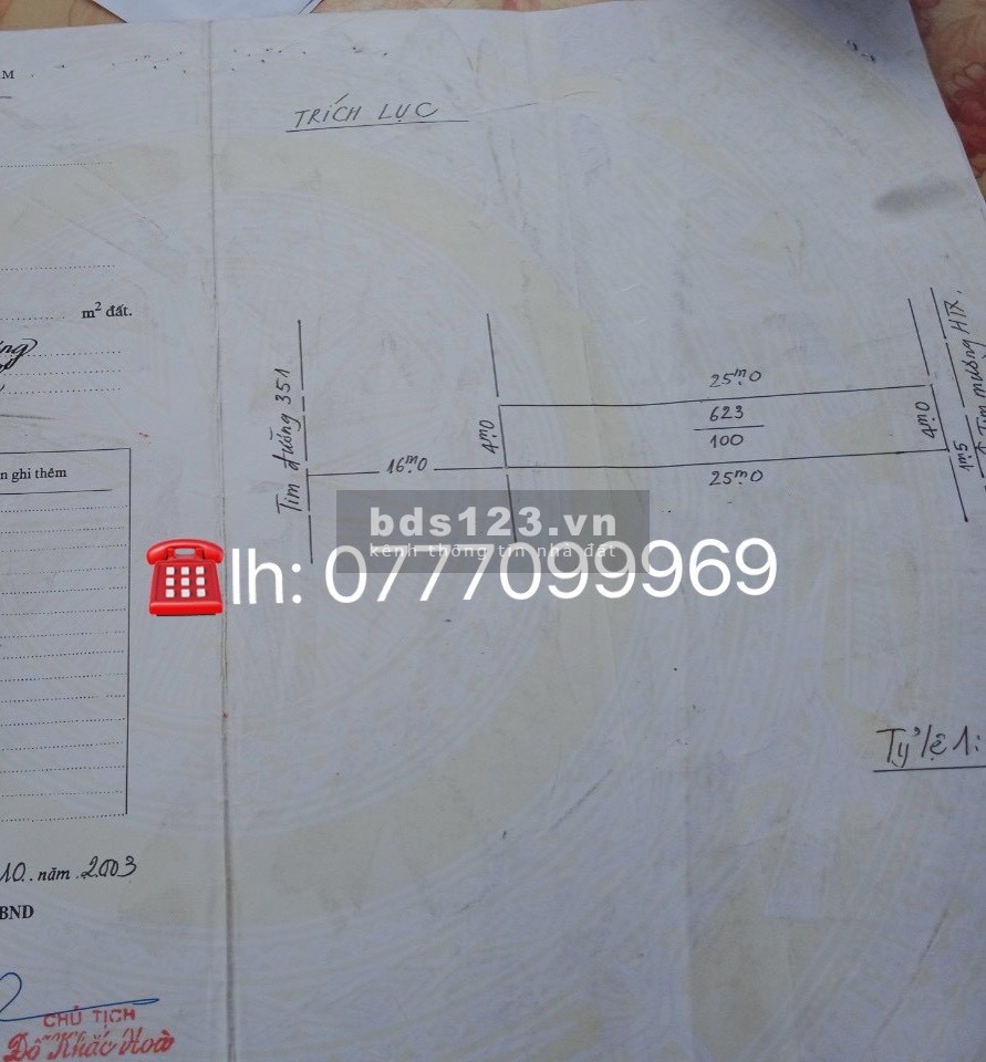 Bán Lô Đất Mặt Đường 351 An Dương, dt 200m2, đường nhựa thẳng tấp