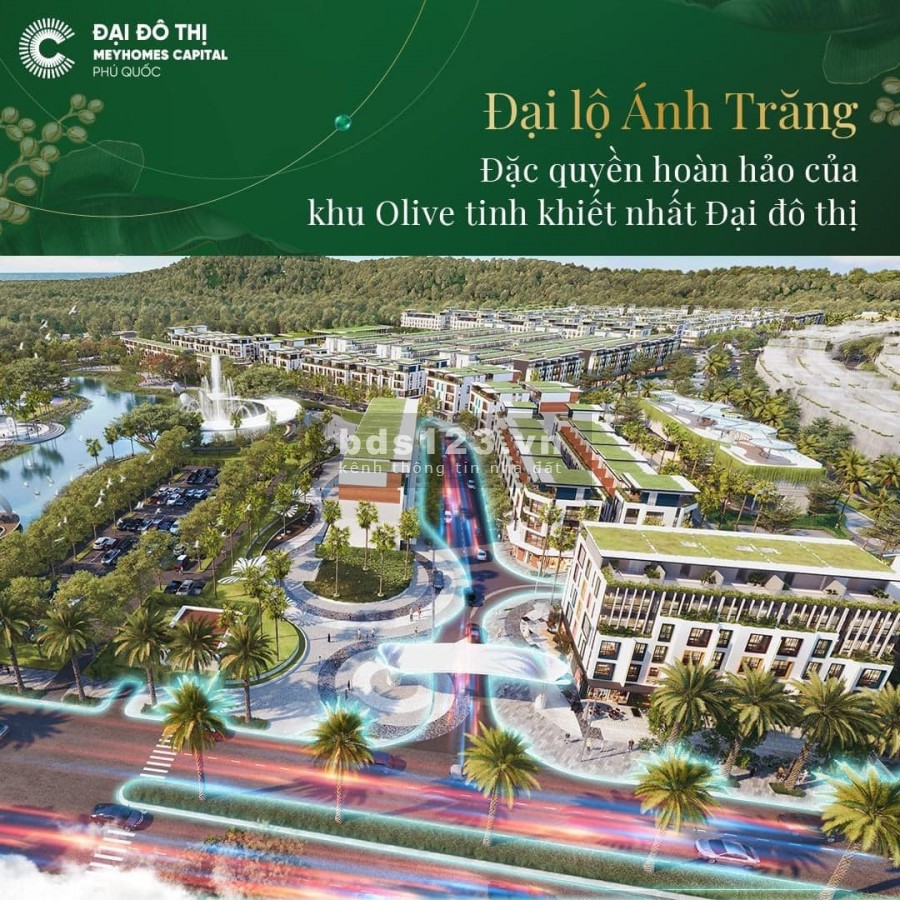 Bán cơ hội đầu tư (OLF 65) view hồ DT 117m2 view TT tài chính Meyhomes, sổ đỏ lâu dài