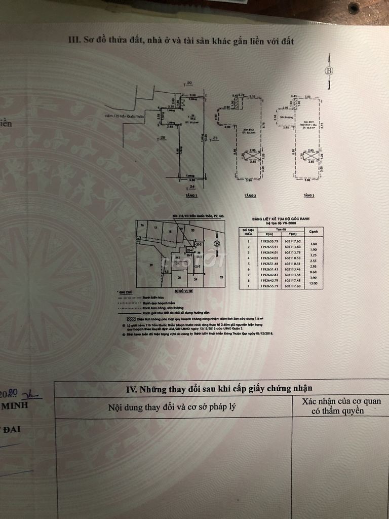 Cần Bán Nhà Trần Quốc Thảo , Quận 3 ,TP Hồ Chí Minh