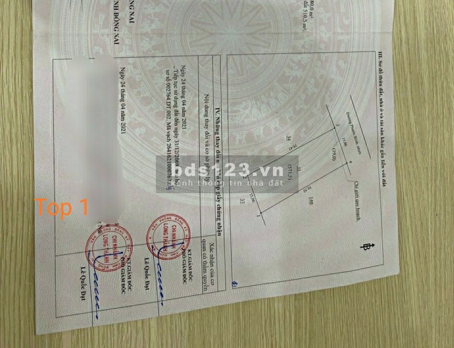 Top 3 lô đất đẹp nhất xã Phước Bình-Long Thành chính chủ cần bán