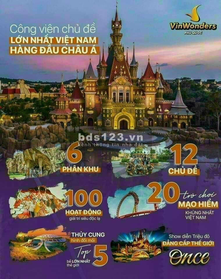 Bán Shophouse Vinwonder Phú Quốc vị trí đẹp giá gốc CĐT ưu đãi chiết khấu 12%. Cam kết hỗ trợ thêm 10%/ 2 năm