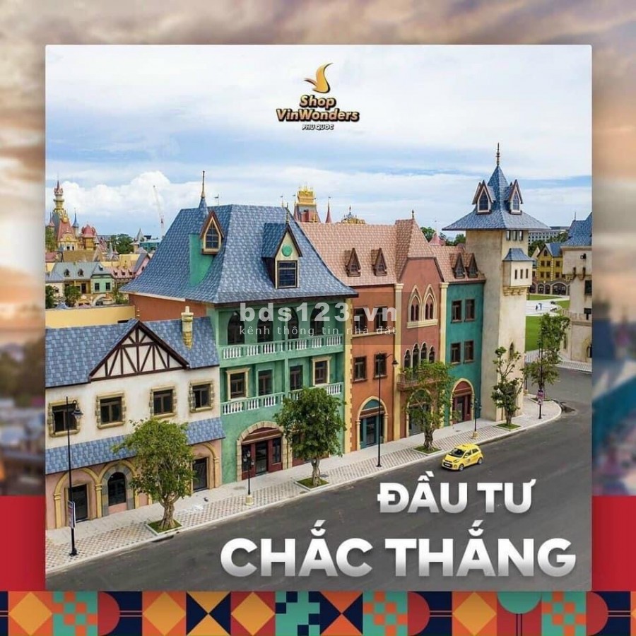 Bán Shophouse Vinwonder Phú Quốc vị trí đẹp giá gốc CĐT ưu đãi chiết khấu 12%. Cam kết hỗ trợ thêm 10%/ 2 năm