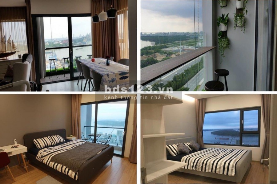Cho thuê căn hộ 3 pn 116 m2 có sảnh và 2 ban công giá 21 triệu/tháng
