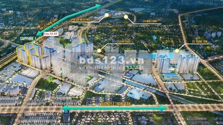 Chính chủ cần bán căn hộ S1.03.3426 Vinhomes Smart City, căn hộ 2 pn + 1 và 2 vệ sinh
