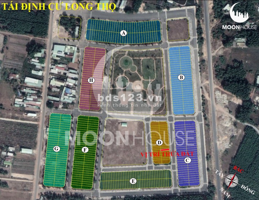 Chủ gửi Bán đất nền Khu Tái Định cư Dt :80m2, hướng Tây Bắc, giá 1,65 tỷ