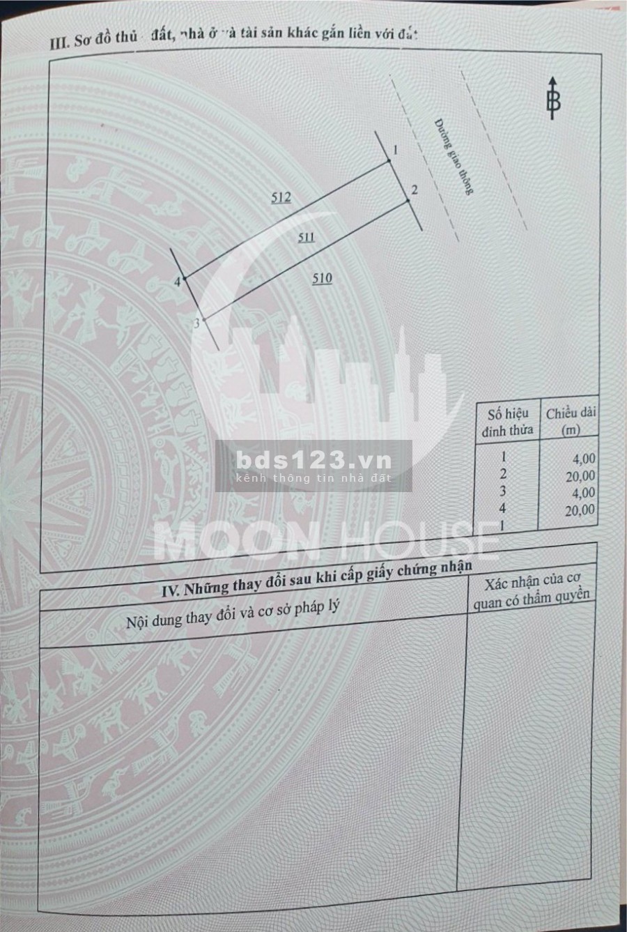 Chủ gửi Bán đất nền Khu Tái Định cư Dt :80m2, hướng Tây Bắc, giá 1,65 tỷ
