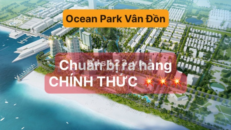 Chính Chủ Cần Bán LK11 - Dự án Ocean Park Vân Đồn - trục đường thuận tiện kinh doanh