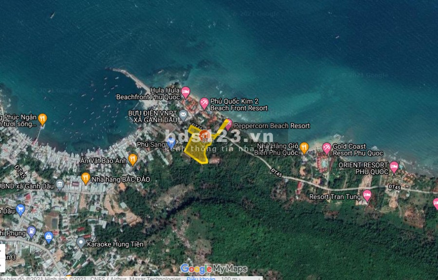 Bán đất dự án view biển, khu nghỉ dưỡng, dt 18127m2
