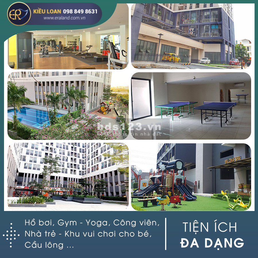 Căn Hộ Sky 9 – 2PN,2WC Full nội thất.view Nam cực mát. Chỉ 7tr500/ Tháng